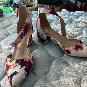 Beautiful floral heels